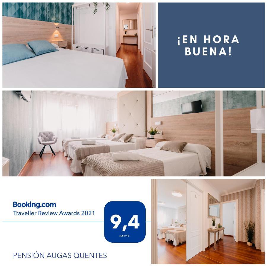 Pensión Augas Quentes Caldas De Reis Exterior foto